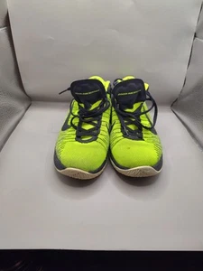 Nike Zoom Ascention Youth Size 5Y Lime Green, Black Basketball Shoes 834319-700 - Picture 1 of 6