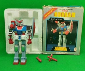 Robot Vintage MINI GUNDAM, CLOVER Ceppi Ratti 1980 Die-Cast made in Hong Kong. - Picture 1 of 13