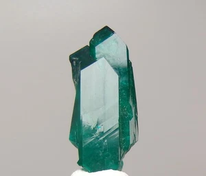 DIOPTASE - lustrous crystal !!! Republic CONGO - Pool Department - SANDA /pm142 - Picture 1 of 15