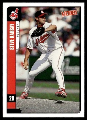 2001 Upper Deck Victory Steve Karsay Cleveland Indians #90 - Image 1 of 2