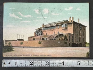 Antique Postcard Mrs. Jack Gardner’s Palace Boston Massachusetts Posted 1909 - Picture 1 of 2