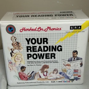 Hooked on Phonics Your Reading Power SRA 1992 Cassette Libretto Chiave Set Completo - Foto 1 di 12