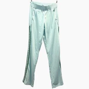Pantalones deportivos informales Adidas para mujer medianos azules como nuevos verdes a rayas - Imagen 1 de 7