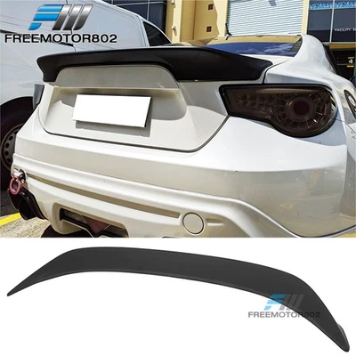 Fits 13-20 Scion FR-S Subaru BRZ Toyota 86 TRD Primer Black Trunk Spoiler Lip - Image 1 of 4