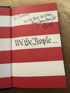 Jueza Amy Coney Barrett COPIA AUTOGRAFIADA DE LA CONSTITUCIÓN DE ESTADOS UNIDOS CERTIFICADO DE AUTENTICIDAD BAJO RARO - Imagen 1 de 11