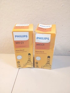 X2 Philips H11C1 Headlight Bulbs Standard, 12v Pgj19-2 Electrical Lighting Body - Bild 1 von 6