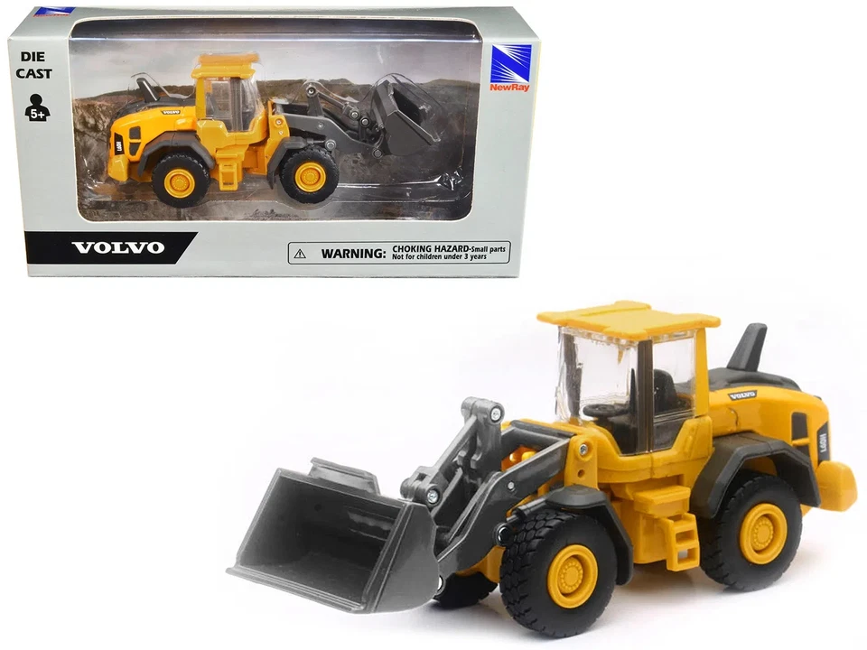 Volvo L60H Wheel Loader Yellow Diecast Model by New Ray - Image 1 of 1