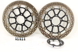 2016 DUCATI MULTISTRADA 1200 ENDURO OEM FRONT LEFT RIGHT BRAKE ROTORS DISCS - Picture 1 of 10