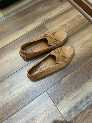 Mocasines/mocasines de conducción para mujer Mercanti Fiorentini tostados talla 7W MF-3200 Foto 1 de 4