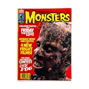 Warren Publ Famous Monsters of F #163 "Friday the 13th, 4 New Fright Fi Mag VG - Imagen 1 de 2
