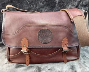 Duluth Pack Borsa Messenger in Pelle Valigetta Cinturino per Laptop Pelle Grande Logo - Foto 1 di 18