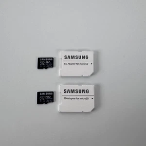 Samsung Pro Ultimate 512 GB microSDXC Memory Card (Up to 200/130 MB/s) Pack of 2 - Picture 1 of 3