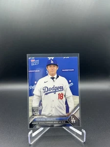 2023 Topps Now Off-Season YOSHINOBU YAMAMOTO #OS-25 Rookie Dodgers - Picture 1 of 2