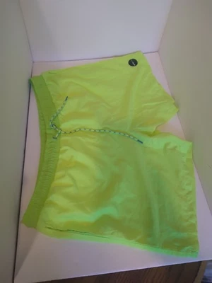 NWT NOVAMEN MONTEZ VALLEY SWIM TRUNKS SZ XXXL NEON GREEN LINED W/POCKETS  - Image 1 of 4