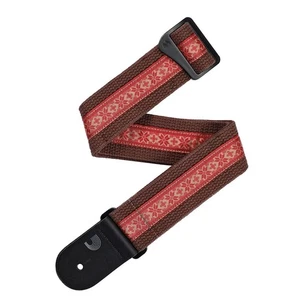 D'Addario Guitar Strap - Deluxe Cotton Guitar Strap, Brown - Picture 1 of 3