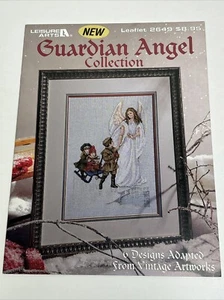 Leisure Arts Guardian Angel Collection 6 Designs Cross Stitch Pattern 2649 - Picture 1 of 14