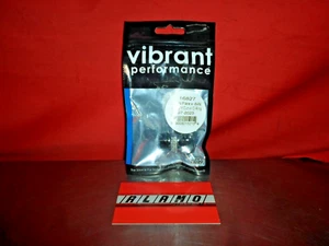 Vibrant Fitting 16827 BLACK -6AN Flare to -8AN Straight Cut with O-ring - Picture 1 of 3