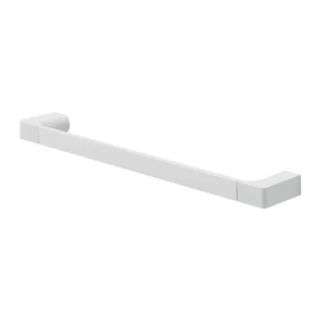 Portasciugamani 45 cm bianco opaco Gedy serie Pirenei in ottone con fissaggio a - Foto 1 di 2
