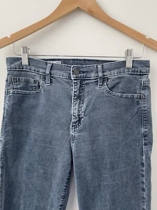 Gap Women's Corduroy Pants Size W29R L28 Blue Modern Stretch Skinny Mid Rise - Picture 1 of 15