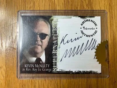 Supernatural 👻 Autograph Card #A-7 Kevin McNulty RAZOR Seal Inkworks 2006 - Image 1 of 2