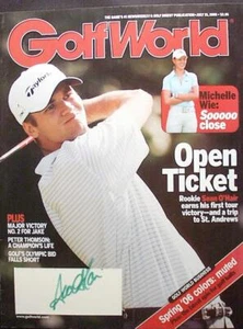 SEAN O'HAIR FIRMADO EN REVISTA GREEN GOLF WORLD EXCELENTE - Imagen 1 de 2