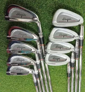 Ben Hogan EDGE FORGED Iron Set of 9 3-9 E S APEX Steel USED From Japan - Picture 1 of 5