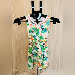 Gymboree Girls Floral Tropical Dress Size 7 - Picture 1 of 3