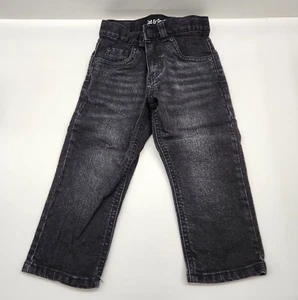 Jeans Cat & Jack Denim Pierna Recta Bolsillos con Cremallera Algodón Negro Niños 2 T - Imagen 1 de 8