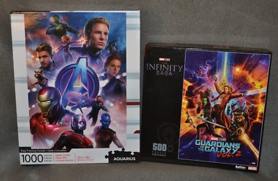 Avengers End Game 1000 pc. & Guardianes de la Galaxia 500 pc. Vol. 2 puzzles Foto 1 de 4