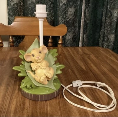 Lámpara Infantil El Rey León “Baby Simba”, Disney '94 seminueva, probada y funcionando Foto 1 de 4