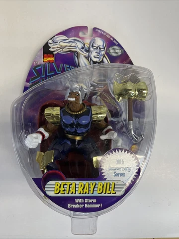 1997 ToyBiz Marvel Comics The Silver Surfer Beta Ray Bill 8" Action Figure Cover