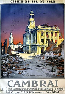 Affiche chemin de fer Nord - Cambrai - Imagen 1 de 1