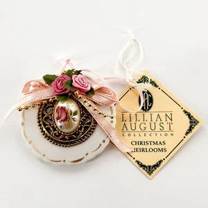 Kurt S Adler Lillian August Christmas Heirlooms Ornament Victorian Style - Picture 1 of 8