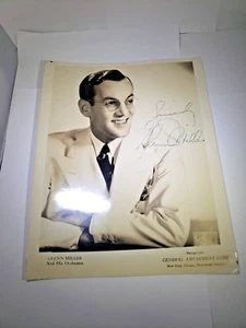 Foto 8/10 autografiada original de colección excepcionalmente rara de Glenn Miller - Imagen 1 de 11