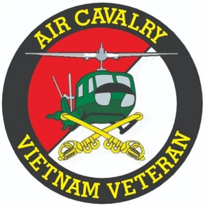 US Army Air Cavalry Division Vietnam Veteran  Self-adhesive Vinyl Decal - Picture 1 of 1