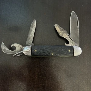 Vintage USA 1936-1952 Imperial Prov RI Camp 4-Blade Folding Pocket Knife - Picture 1 of 3