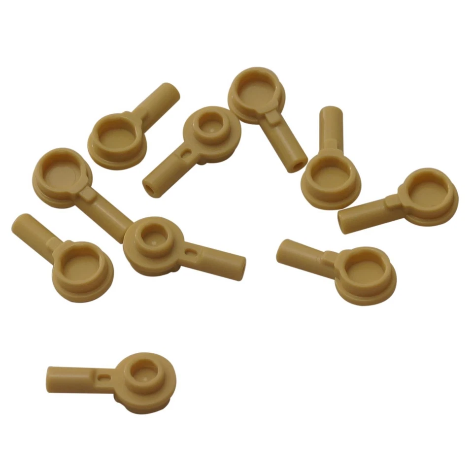 LEGO BULK Black Bar 1l With 1x1 Round Plate Hollow Stud #32828