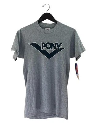 vintage PONY chevron t-shirt mens size medium deadstock NWT 90s made in USA - Image 1 of 4