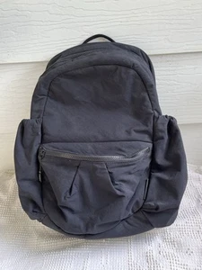 Athleta schwarz Kinetic Rucksack gepolstert Laptopfach Schule College Reise Arbeit - Bild 1 von 13
