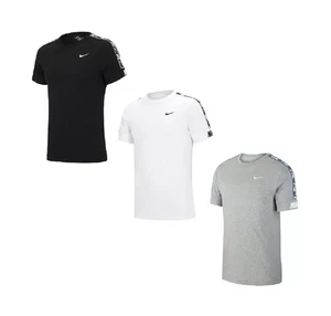Nike NSW Repeat Herren Rundhals klassisch Baumwolle Sommer Fitness Retro Freizeit T-Shirt - Bild 1 von 18