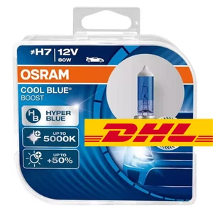 H7 OSRAM COOL BLUE BOOST + 5500K LAMPS XENON EFFECT +50% 80 W 12V Vorderlichter - Bild 1 von 1
