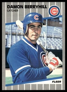 1989 Fleer #418 Damon Berryhill - Picture 1 of 2