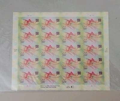 USPS 2007 OLYMPIC GAMES .42 cents 20 STAMPS 462940 MNH Brand New & Sealed 🔥🔥 - Image 1 of 2