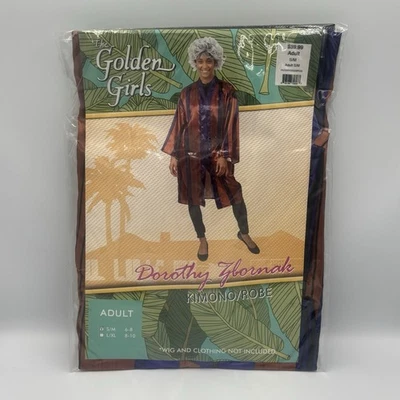 Golden Girls DOROTHY ZBORNAK Kimono/Robe Costume Halloween ADULT S/M 6-8 - Image 1 of 4