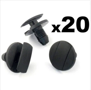 Trunk Screw Rivet Plate Plastic Clip Plastic Fastener Replacement 20 Pieces - Picture 1 of 6