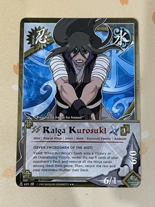 Naruto CCG, Raiga Kurosuki, 625, 1ª Edición, LP, Raro - Imagen 1 de 2