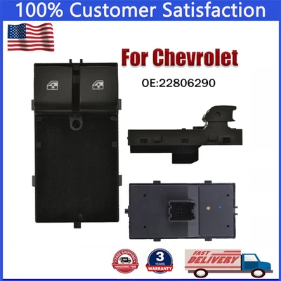 For Chevrolet Camaro 6.2L 2012-15 7.0L 2014-15 V8 Front Left Power Window Switch - Image 1 of 4