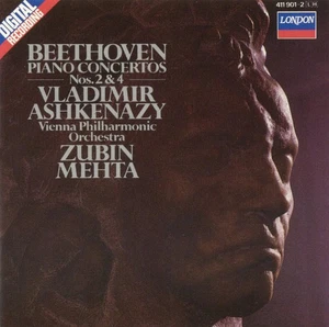 Beethoven* / Vladimir Ashkenazy, Vienna Philharmonic Orchestra*, Zubin Mehta - P - Imagen 1 de 4