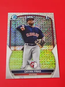 Dayan Frias 2023 Bowman Chrome Mega Mojo #BCP-26 , Cleveland Guardians - Picture 1 of 3