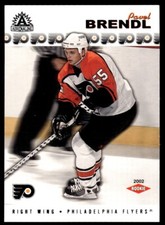 2001-02 Pacific Adrenaline Pavel Brendl Rookie Philadelphia Flyers #219